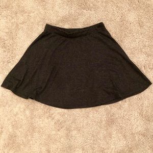 Grey Skater Skirt